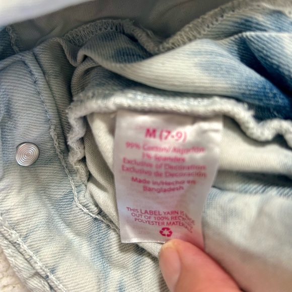 No Boundaries Blue Tie-Dye Women's Overalls - Picture 8 of 8